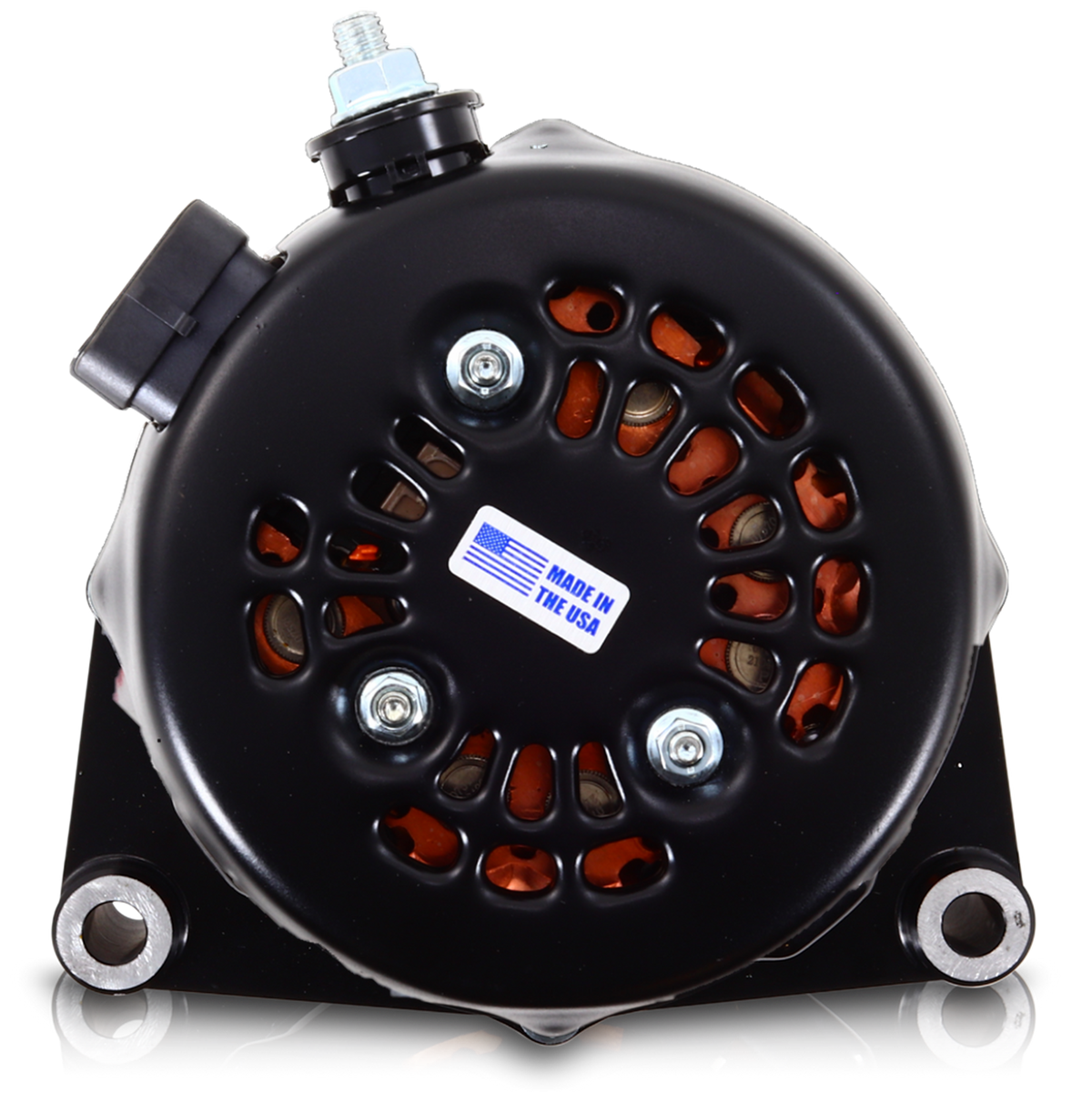 Mechman 170 Amp High Output Alternator 1996-2004 GM Truck 4.3L 4.8L 5.3L 5.7L 6L - Black Billet