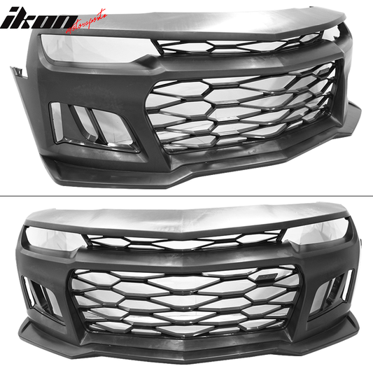 2014-2015 Camaro ZL1 5TH to 6TH Gen Front Bumper + Headlight + Fog