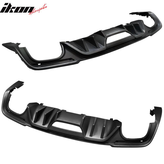 2018-2024 Ford Mustang Rock Style Rear Bumper Lip Diffuser Spoiler PP