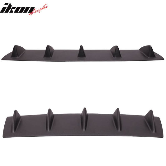 2003-2006 Infiniti G35 2DR V1 Matte Black Rear Bumper Lip Diffuser ABS