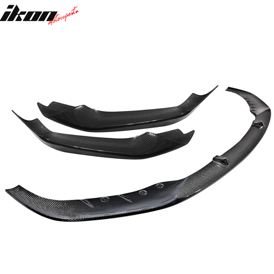 2017-2020 BMW G30 M-Tech M Sport MP Style Front Bumper Lip 3PCS CF