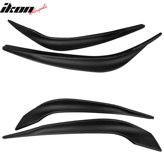 2016-2017 Mazda 6 Painted Front Bumper Side Splitter Lip Pair ABS