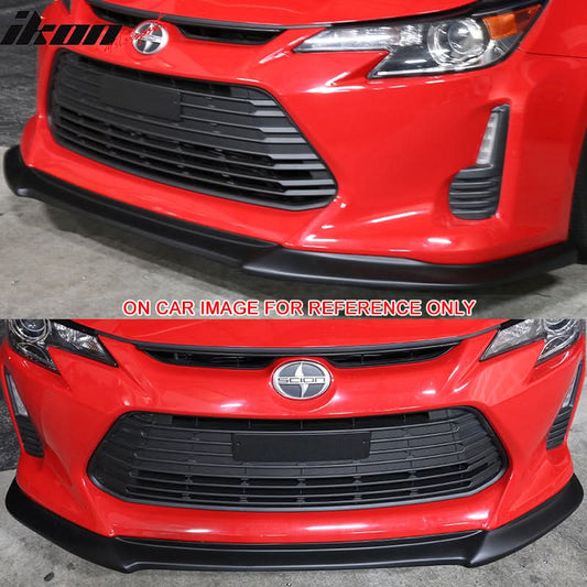 2014-2016 Scion tC 2.5 Painted Black #202 Front Bumper Lip PU