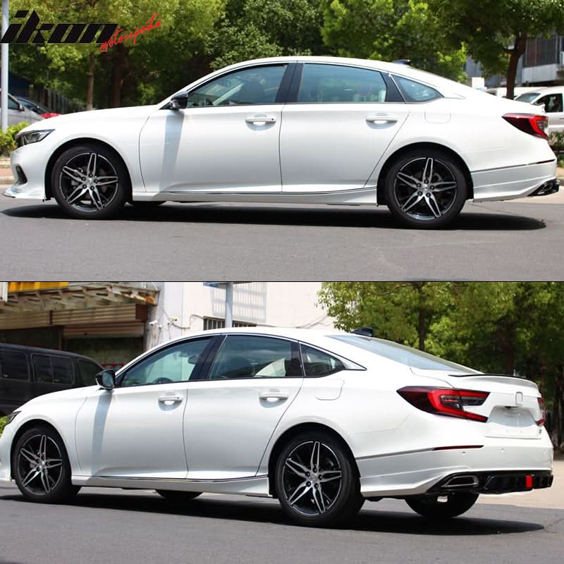 2018-2022 Honda Accord IKON V2 Rear Bumper Aprons PP