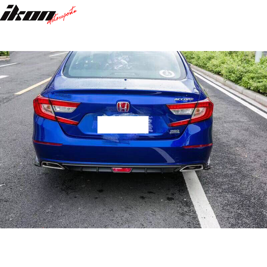 2018-2022 Honda Accord OE Style Unpainted Rear Bumper Splitters PP