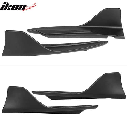 2014-2020 Lexus IS 250 300 350 Type A Rear Bumper Lip Corner Aprons 2P