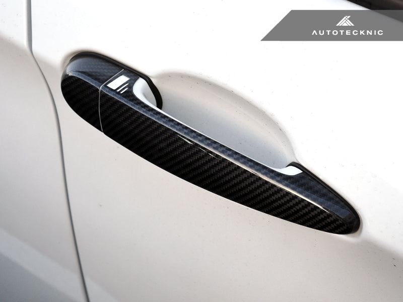 AutoTecknic Dry Carbon Fiber Door Handle Trims - BMW E70 X5M | E70 X5 | E71 X6M | E71 X6