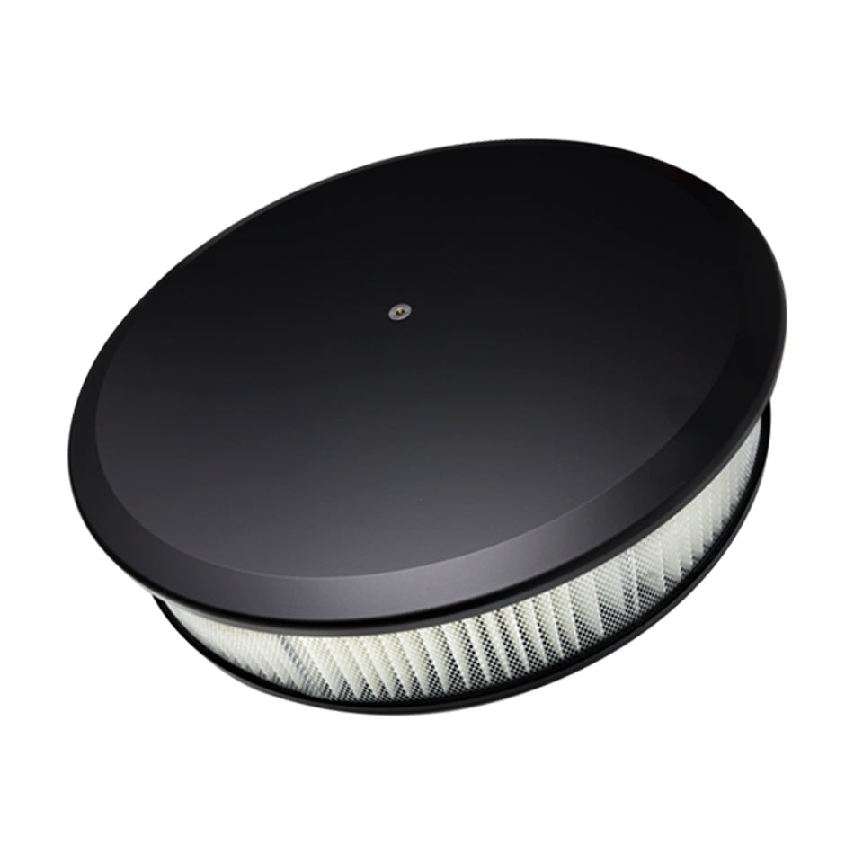AIR CLN 14 RD PLAIN BLACK