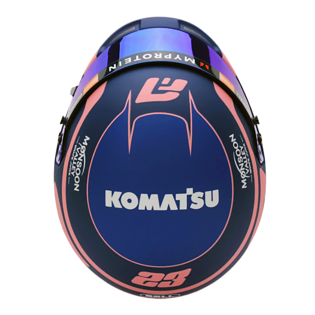 Bell HP77 Alex Albon 1:2 Scale F1 Mini Helmet | Williams 2024 F1 Season