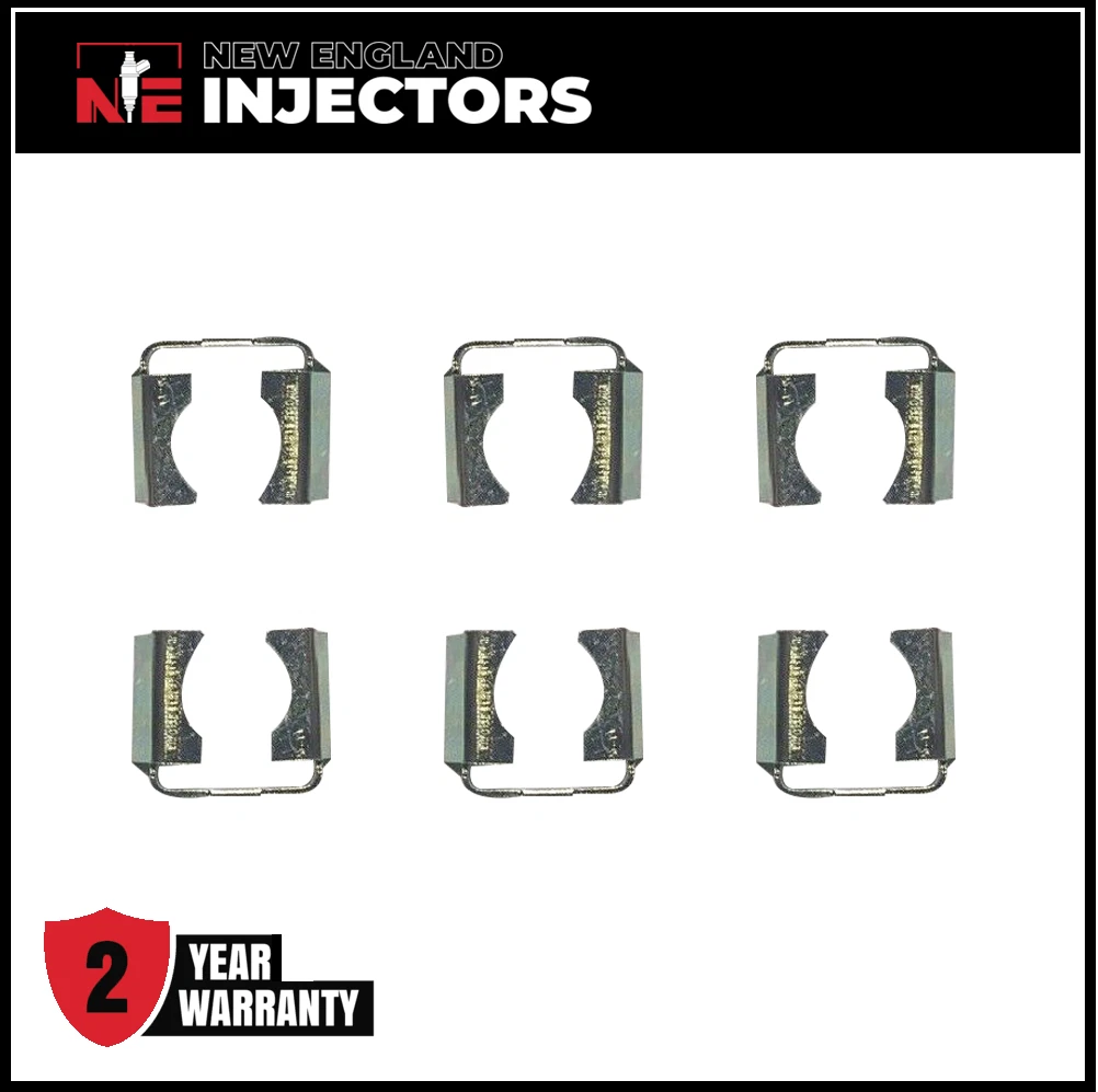 Set of 6 Fuel Injector Retainer Clips Fits 01-12 Chrysler Sebring 2.7L 0280158028