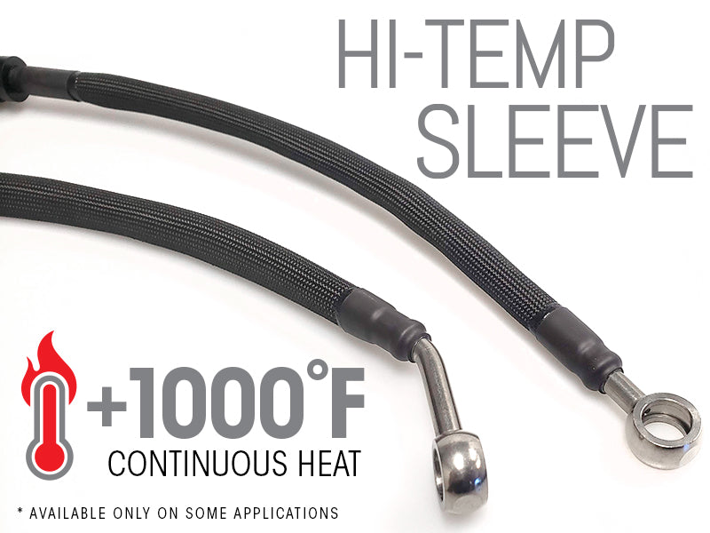 Stainless Steel Brake Lines â HI-TEMP Heat Sleeve Upgrade