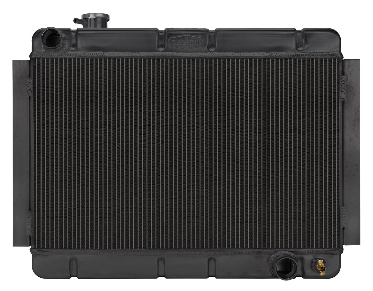 RADIATOR ALUM 2-ROW BLK CHEVY