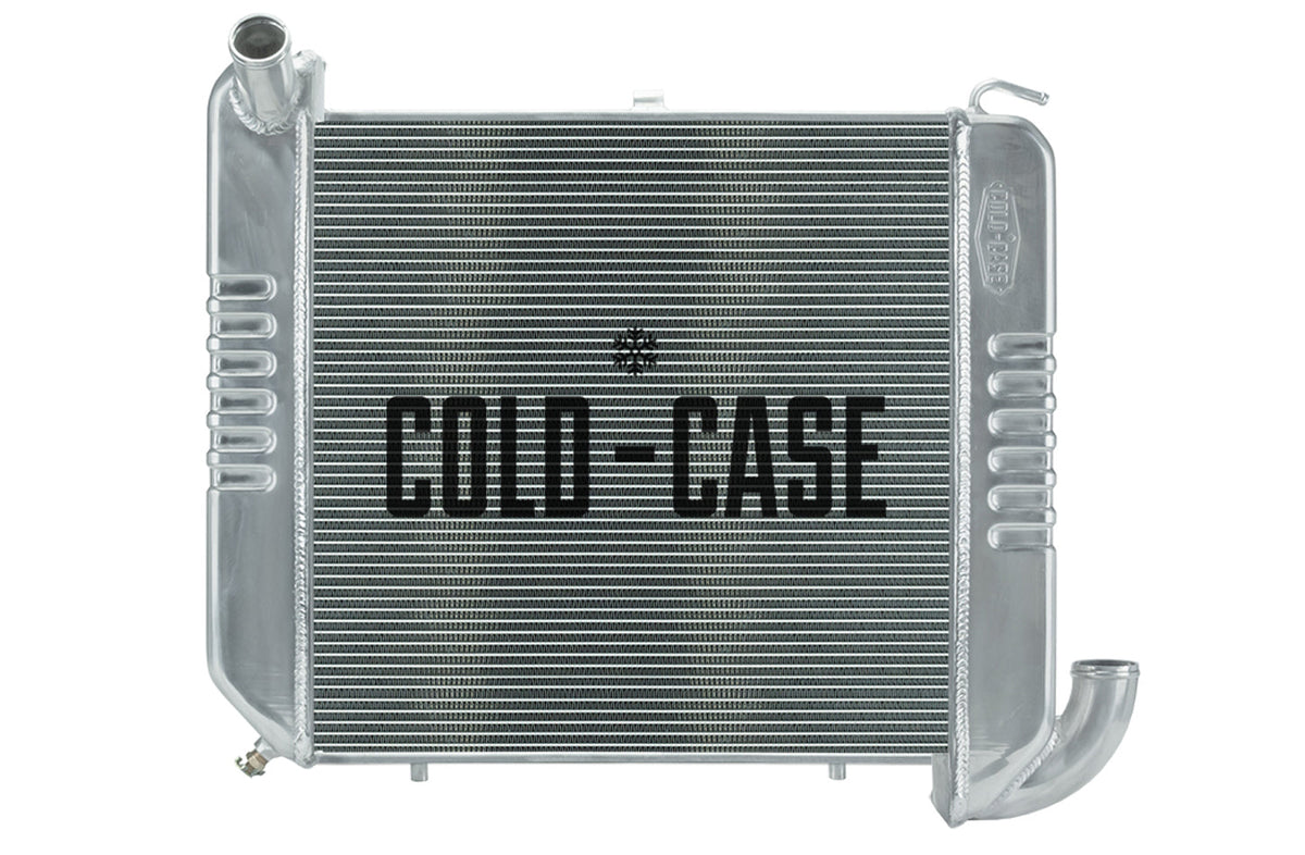 RADIATOR ALUM POLISHED 2-ROW S