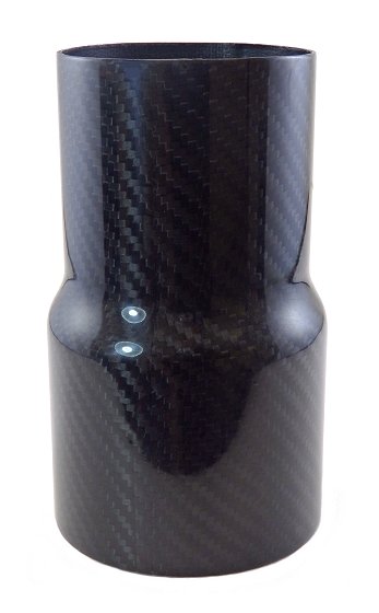Carbon Fiber Intake Reducer, 3.5" OD to 3" OD