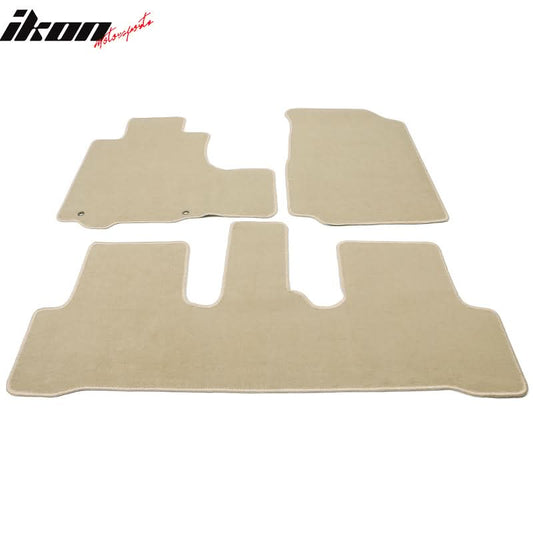 2007-2011 Honda CR-V Car Floor Mats Carpet 3PC Nylon