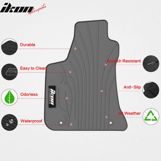 2011-2023 Dodge Charger & Chrysler 300 RWD Front Rear Floor Mats Carpe