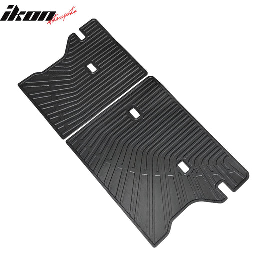 2022-2024 Toyota Corolla Cross Backrest Mats Rear Seat Liner Black TPE
