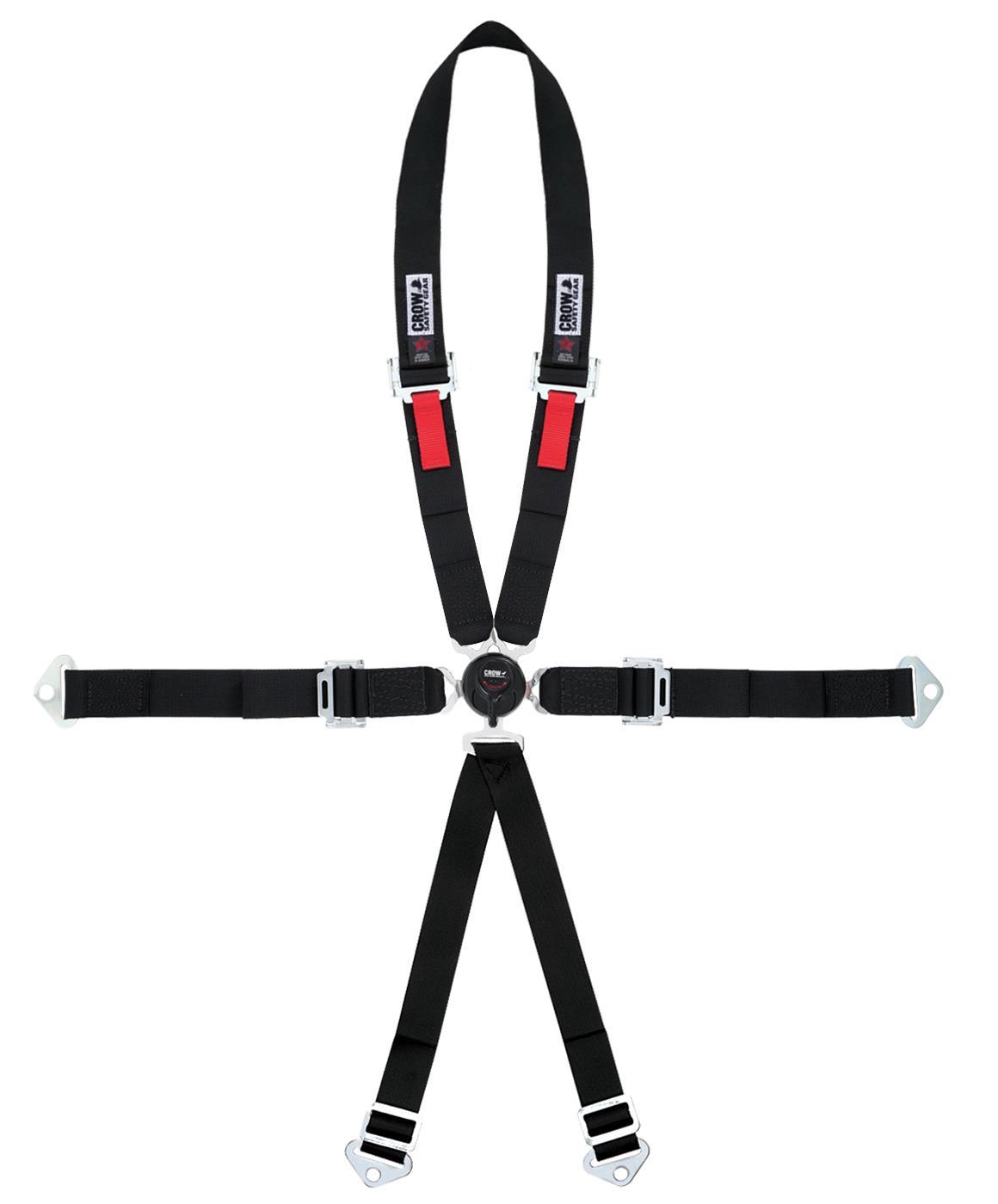 6-Way 2in Restraint Kam Lock Lap Belt Drag One-P