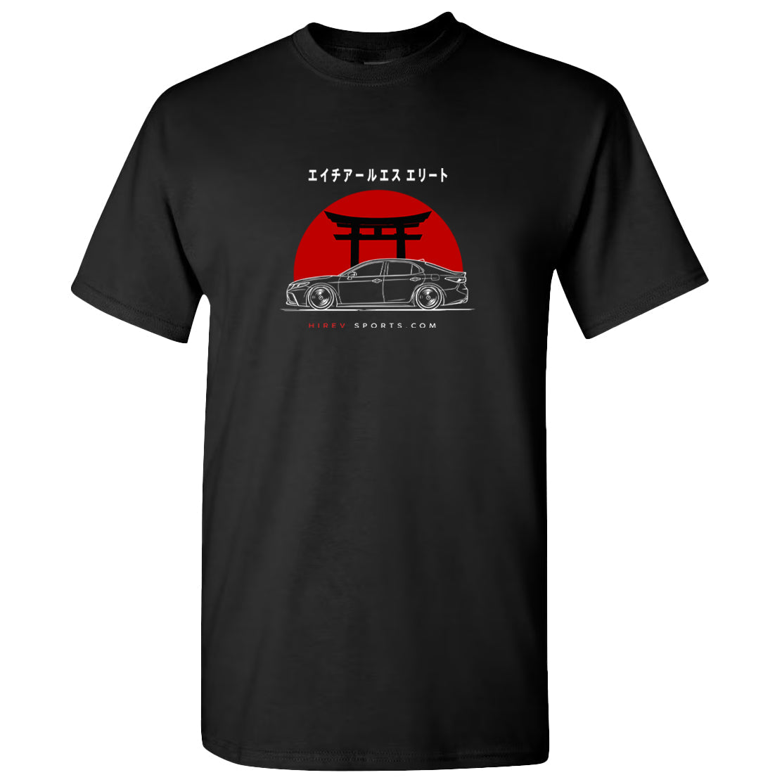 HRS Merch - Hirev Sports Camry T-Shirt V2 | Black