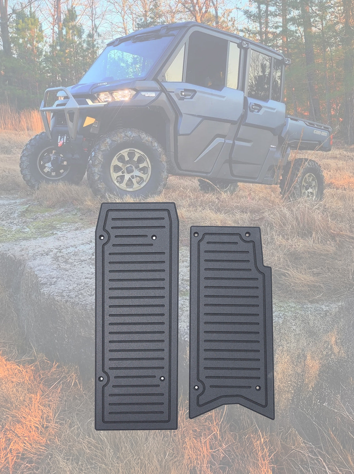 Can-Am Defender *New HD11* Rubber Floor Mats