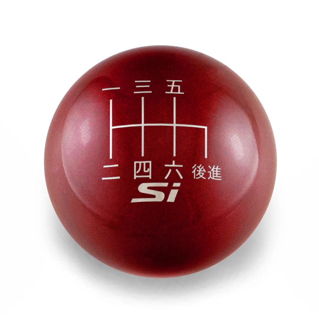 Billetworkz Weighted Shift Knob - 6-Speed Si Japanese Engraving - Honda