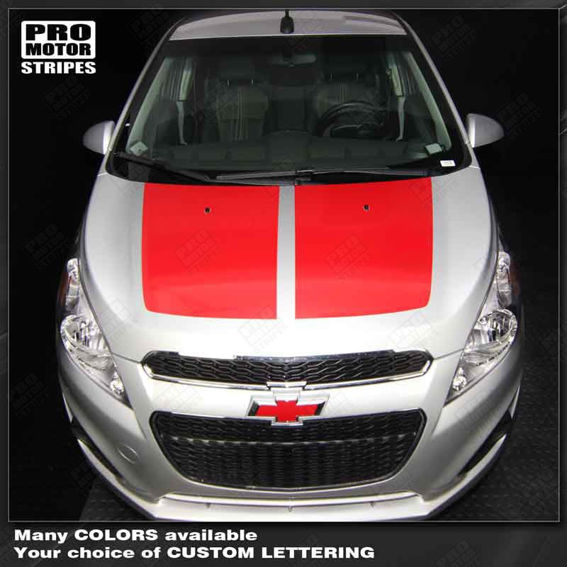 Chevrolet Spark 2013-2015 Hood Accent Stripes