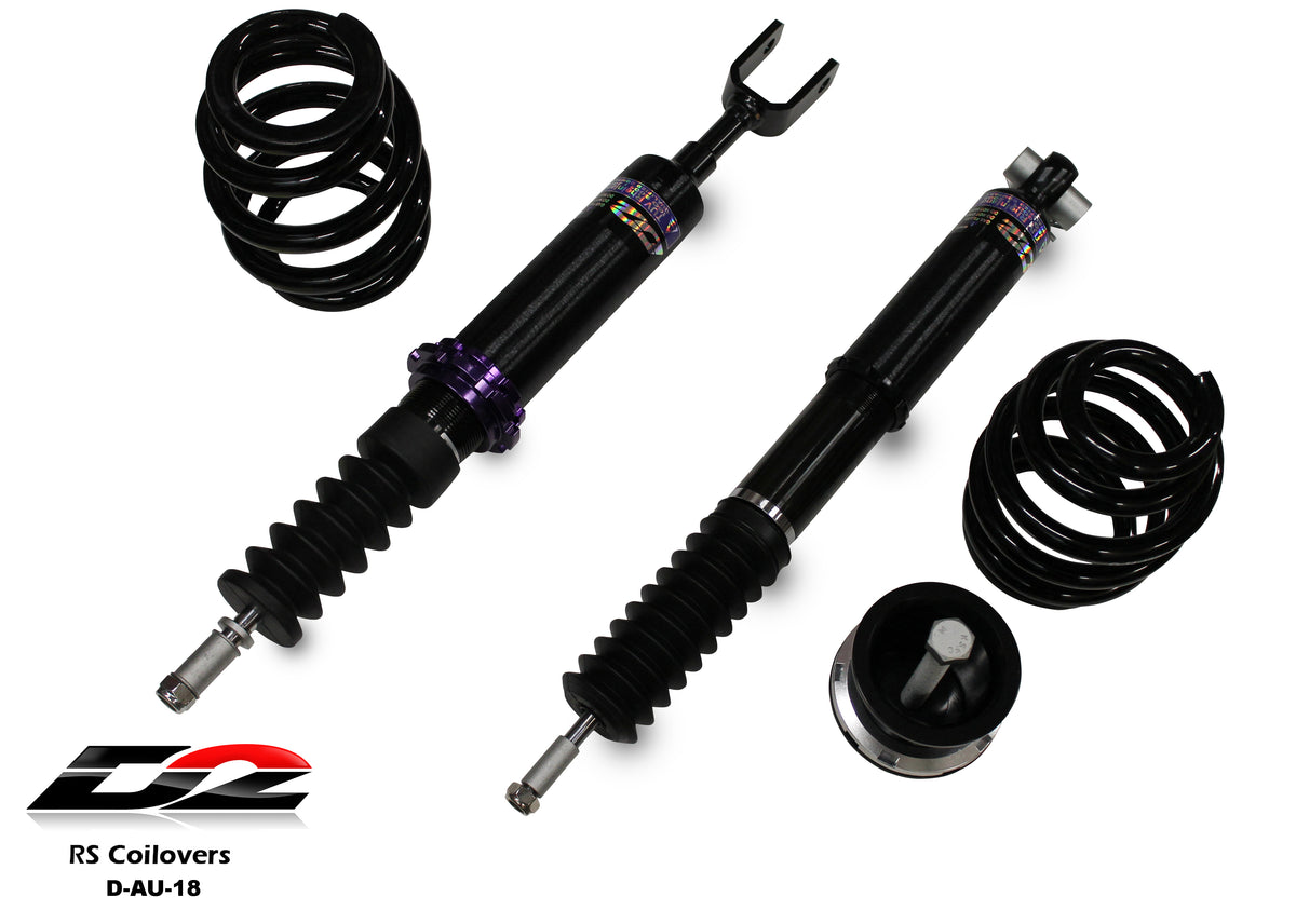 RS Coilovers 02-08 Audi A4 03-08 Audi S4 06-08 Audi RS4 FWD D2 Racing FREE SHIPPING