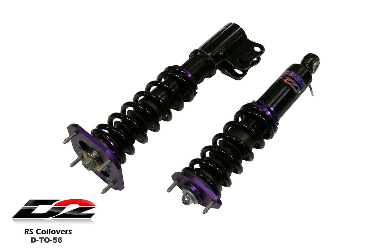 RS Coilovers 85-99 Toyota Starlet 90-99 Toyota Tercel 91-99 Toyota Paseo FWD D2 Racing FREE SHIPPING