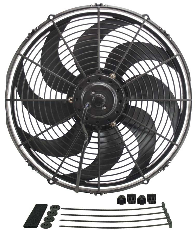 16 CURVED BLADE ELECTRIC FAN