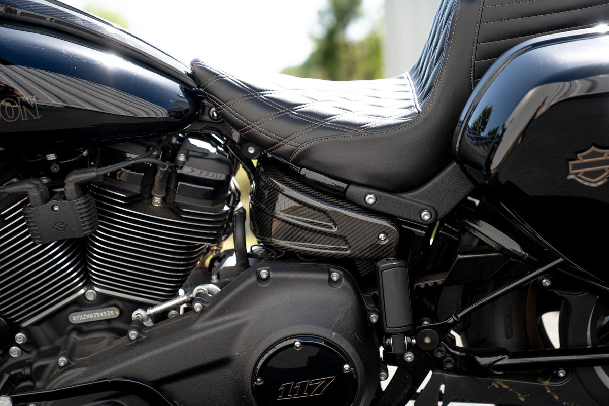 Carbon Fiber Side Covers - M8 Softails Models