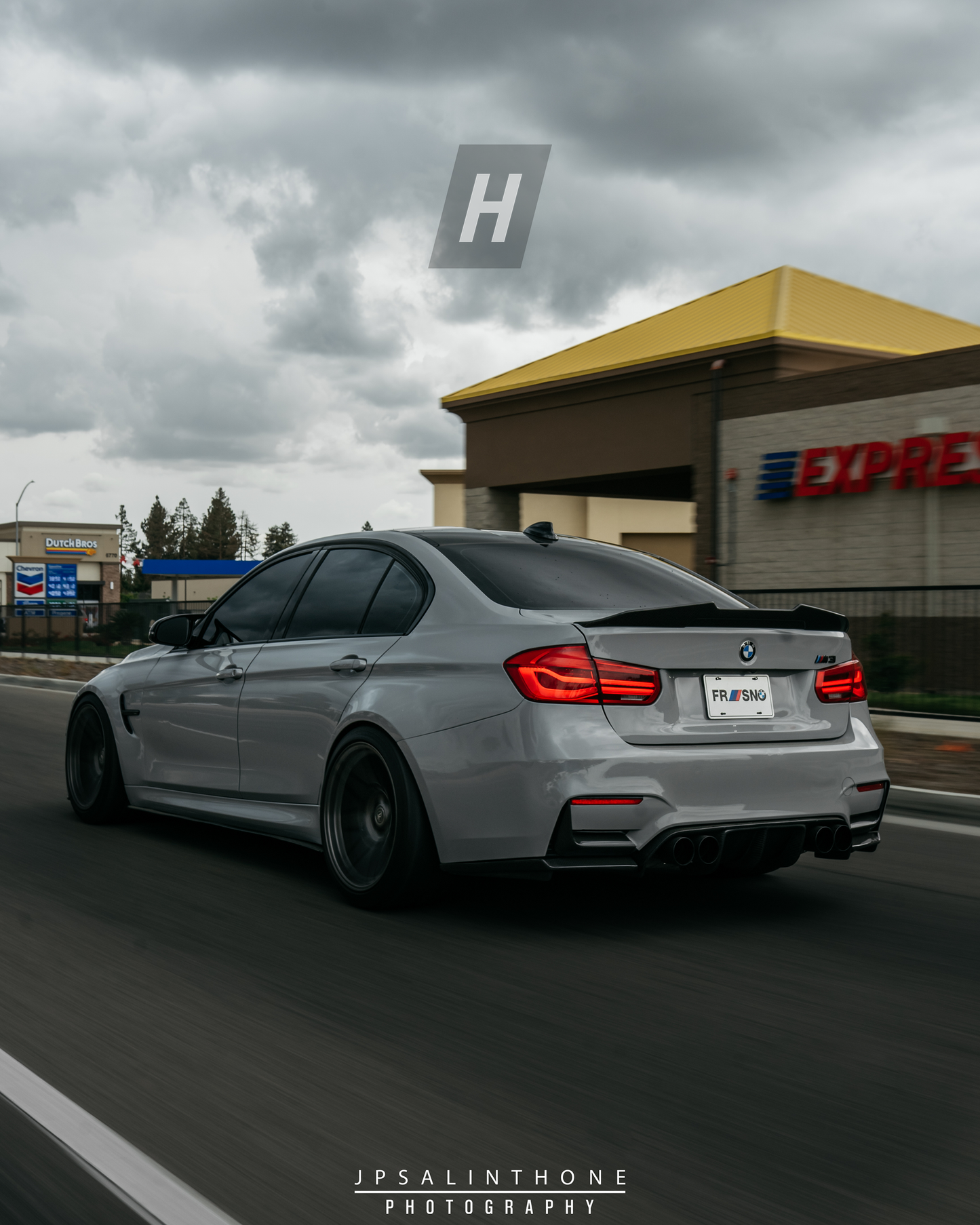 V Style 3-Piece Carbon Fiber Diffuser - F80 M3 | F82 / F83 M4