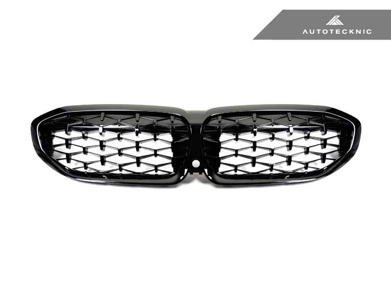 AutoTecknic Gloss Black Front Grille - BMW G20 M340I Pre-LCI