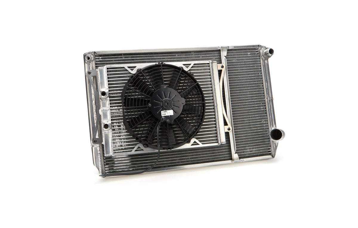 Radiator Dbl 29x18 W/Oil Cooler Fan w/o Fill