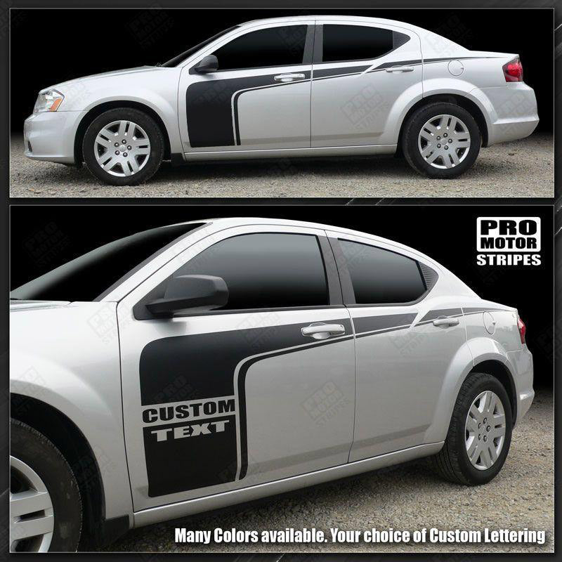Dodge Avenger 2008-2014 Side Accent Hockey Stripes