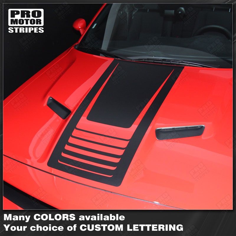 Dodge Challenger 2008-2023 Center Hood Accent Stripes