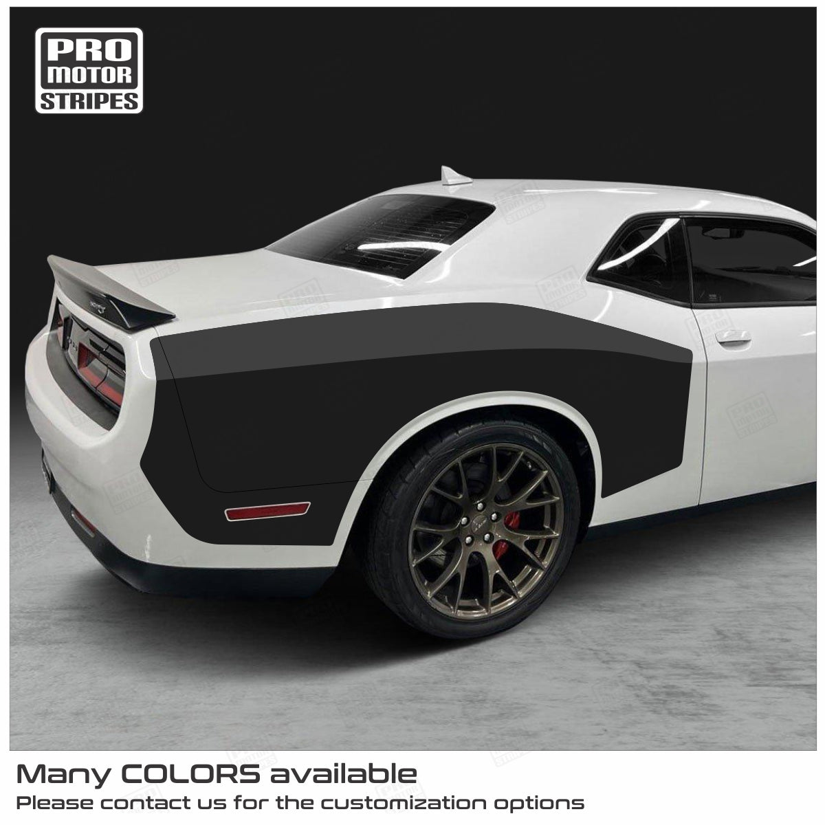 Dodge Challenger 2008-2023 Tall Side CUDA Billboard Decals