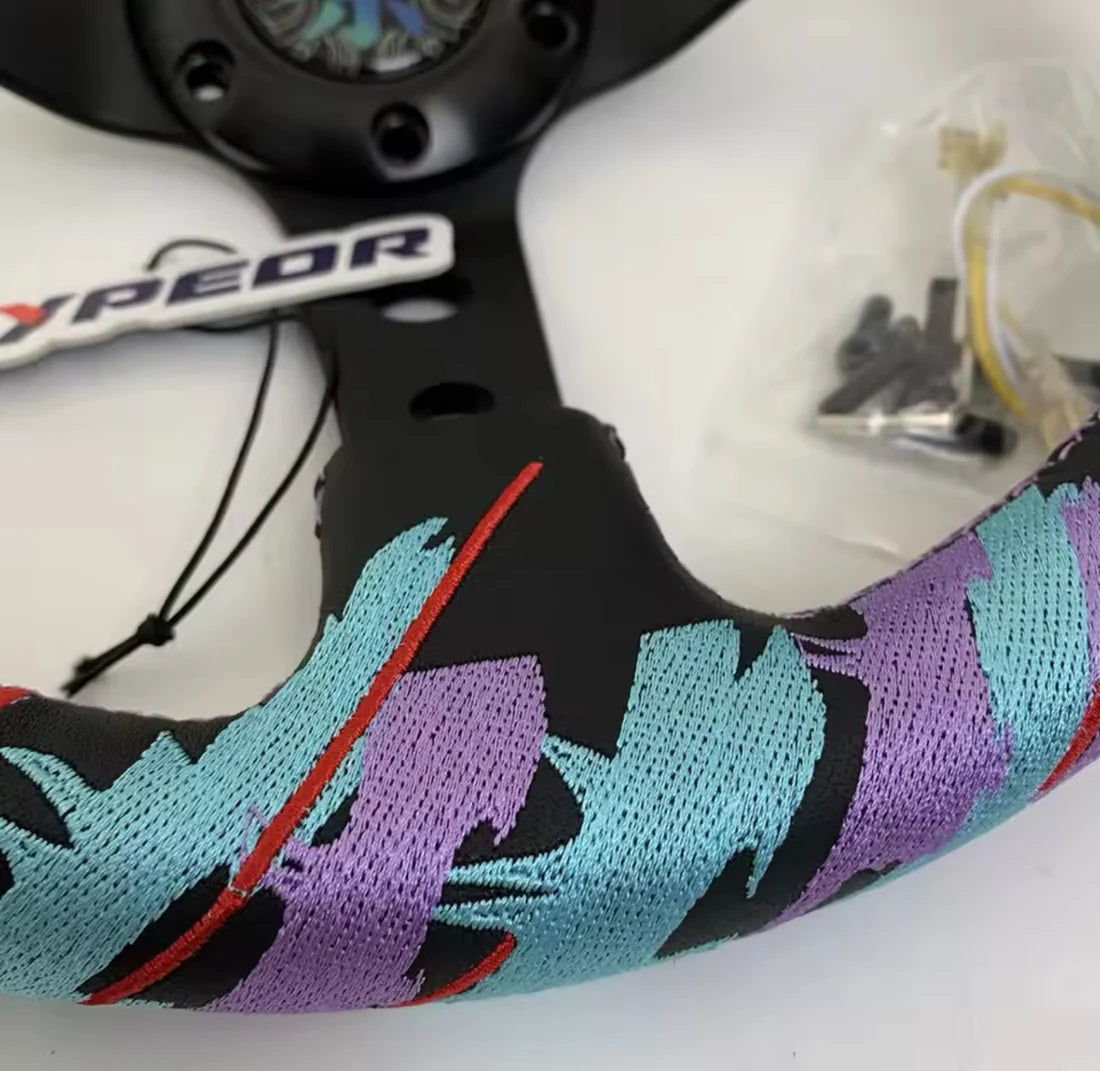 GEN PERFORMANCE "hks" Style Print Steering Wheel