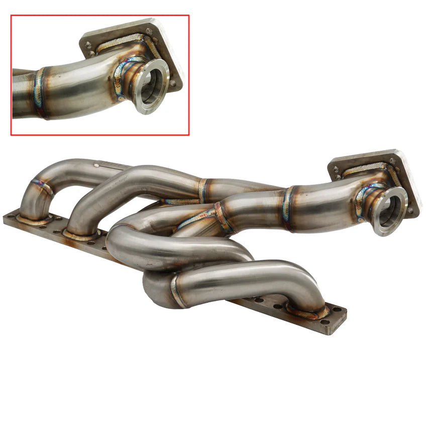 Bull Boost Performance BMW E36/E46/E39 Tubular Top Mount Turbo Manifold with T4 GTX3582 Turbocharger – 44mm Wastegate