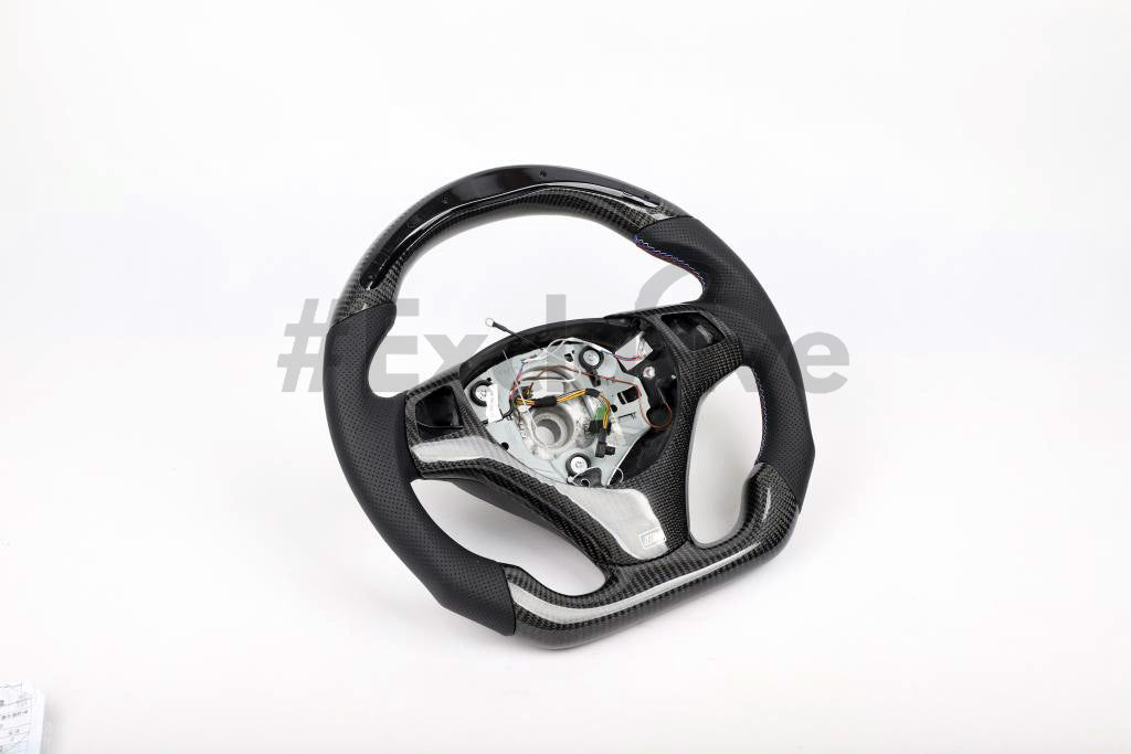 2005-2013 BMW 1/3/X1/X3/M3 Series M Sport| 3 Series/M3 E90 E91 E92 E93/ 1 Series E82/E88/ X1 E84/ X3 E83 Custom Steering Wheel by Exclusive Steering