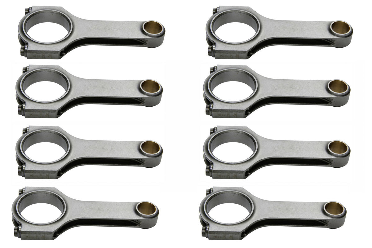 SBF 4340 Forged H-Beam Rods 5.400 w/2.123 Pin