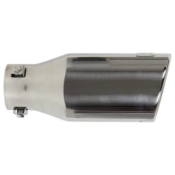 DC Sport Universal Bolt On Exhaust Slant Cut Tip 2.25" Inlet 3.75" Outlet