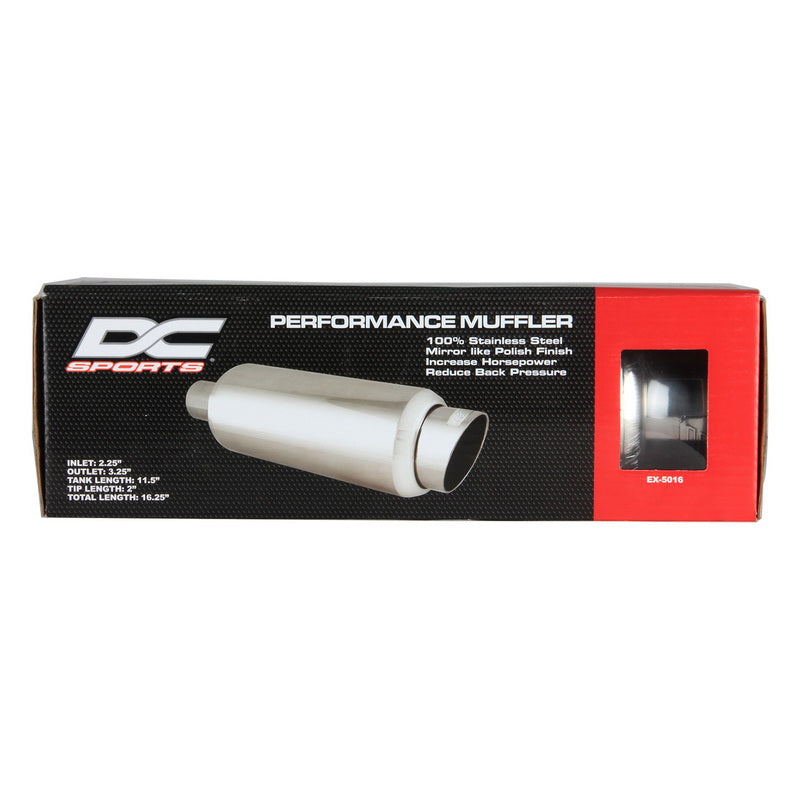 DC Sports Universal Round Muffler