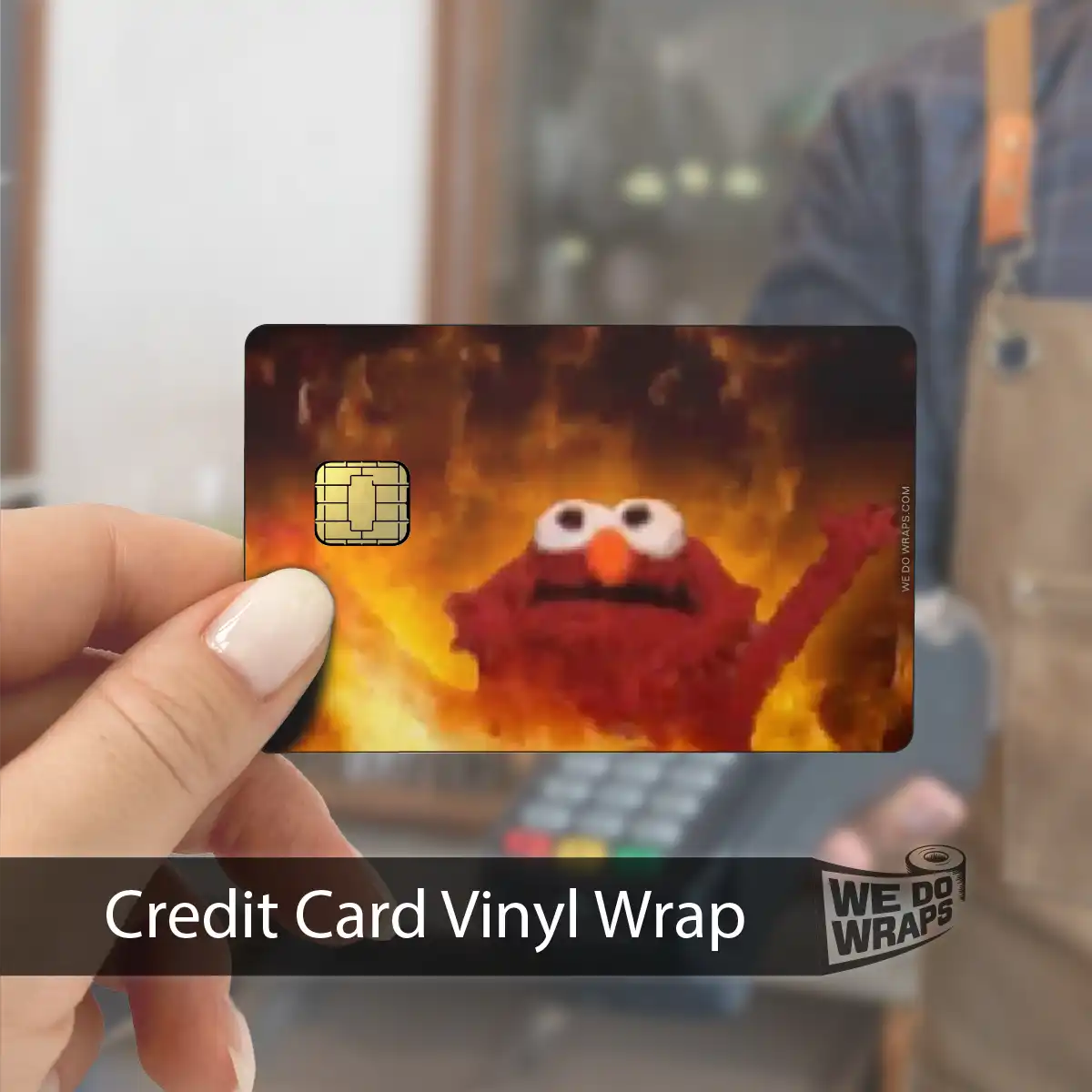 On Fire Meme | NFC Key Card Wrap