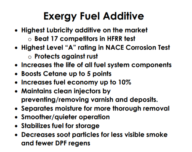 Exergy Diesel Additive - Winter Blend - 4oz - Case of 12
