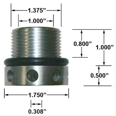 Granatelli Motor Sports Press-In PCV Breather 451002