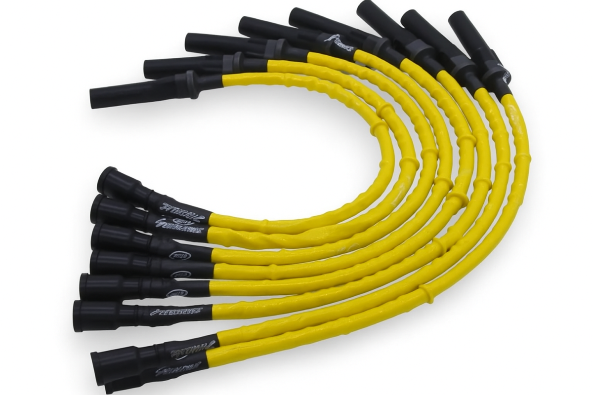 Granatelli Motor Sports "0 ohm" High Performance Spark Plug Wires - Yellow 6.2L Ford Raptor Wires