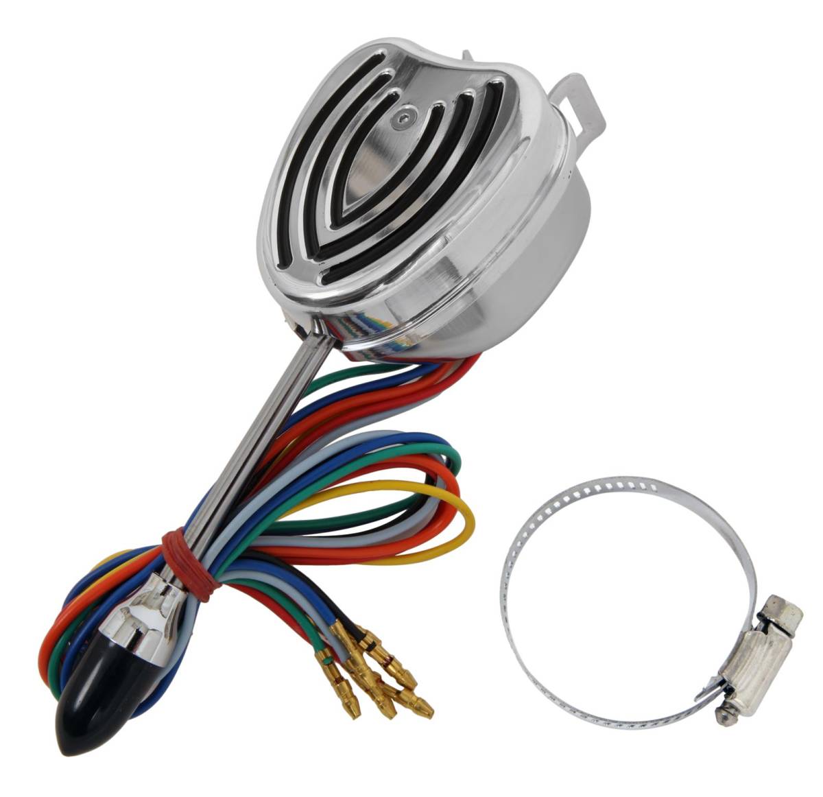 Turn Signal Switch, W/ Billet Cover "HIP HUGGER", Polished SYSTEM