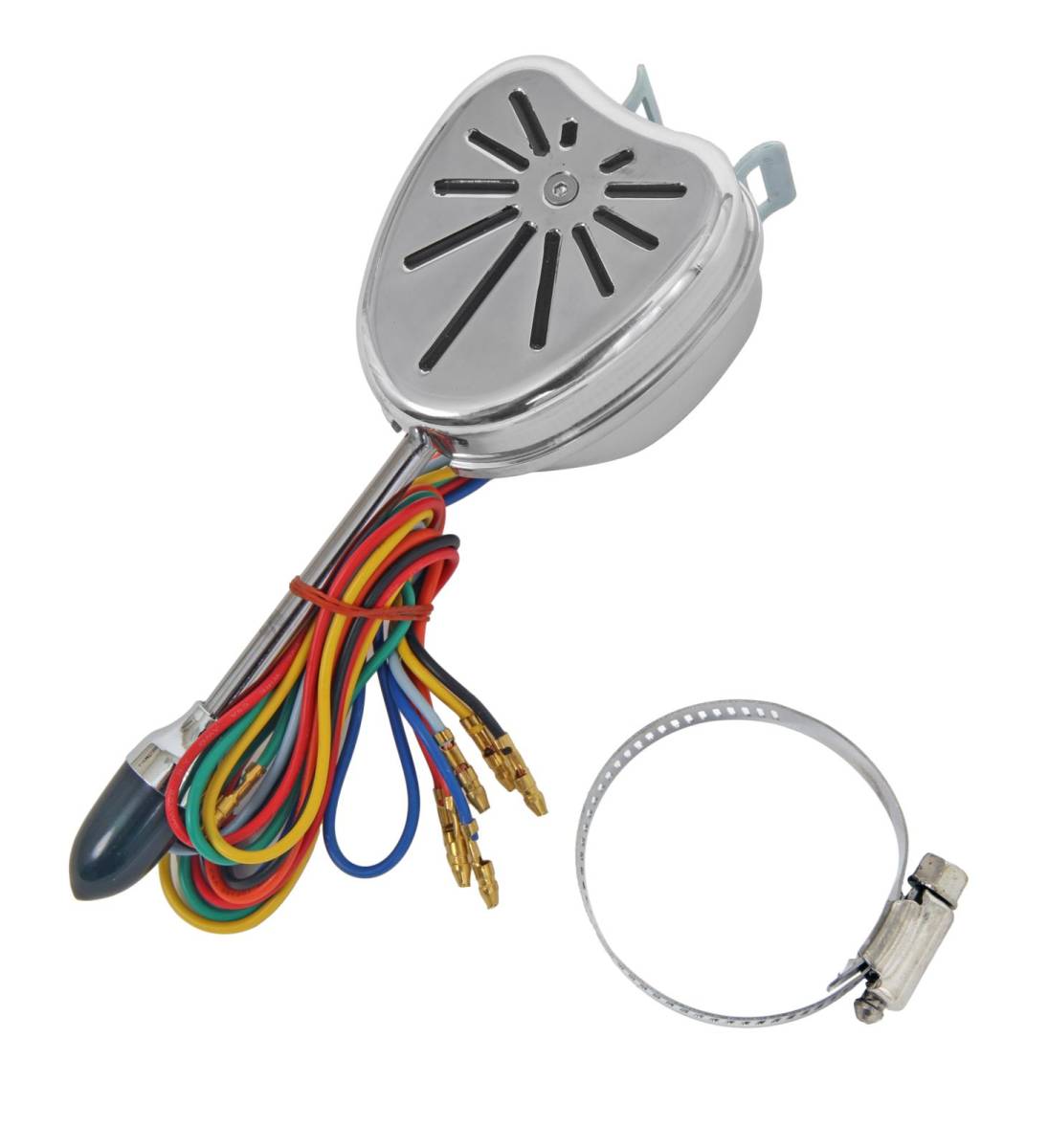 Turn Signal Switch, W/ Billet Cover "SUNRISE", Polished SYSTEM