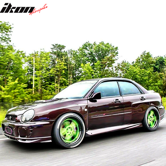 2002-2003 Subaru Impreza WRX STi Unpainted Front Wide Fender Kits FRP