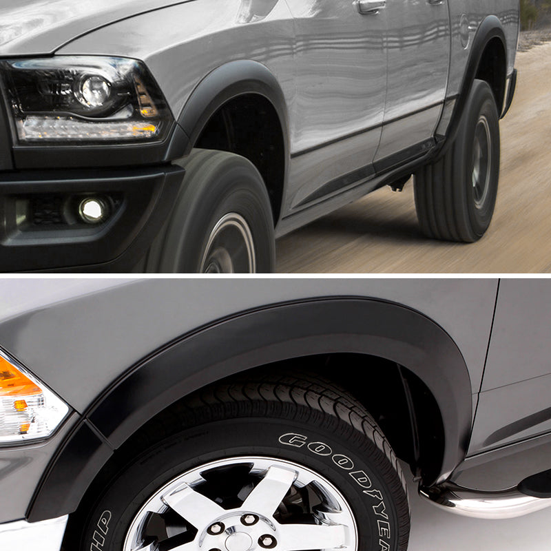 2009-2018 Dodge RAM 1500 / 2019-2021 RAM Classic Fleetside Smooth Factory OE Style Fender Flares
